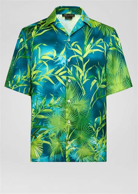 versace jungle print mens|versace shirts for men.